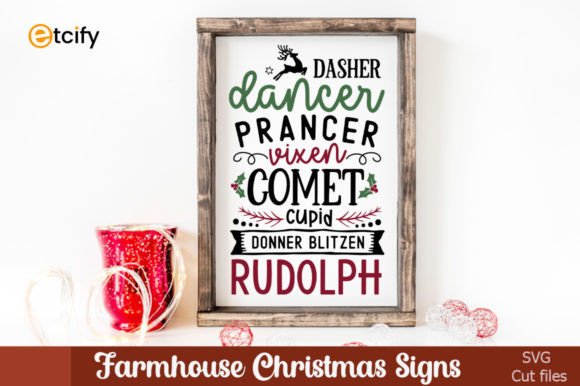 Download Christmas Farmhouse Sign Cut Files - Farmhouse sign Collection