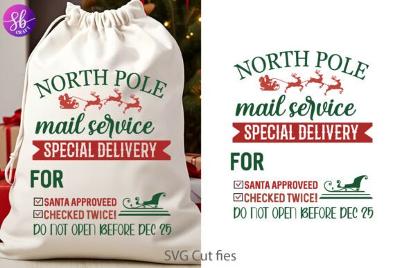 Download North Pole Express, Christmas Santa Sack - Premium Resources