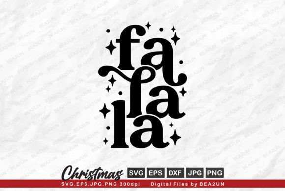 Download Fa La La Christmas Sayings SVG - Premium Resources