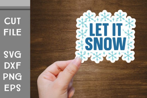 Download Winter Sticker SVG Cut File - Winter sticker svg Collection