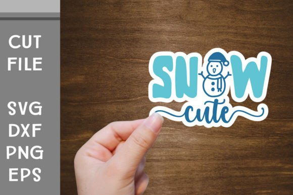 Download Winter Sticker SVG Cut File - Winter sticker svg Collection