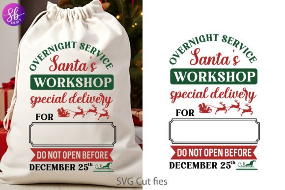 Download Overnight Servive, Christmas Santa Sack - Premium Resources